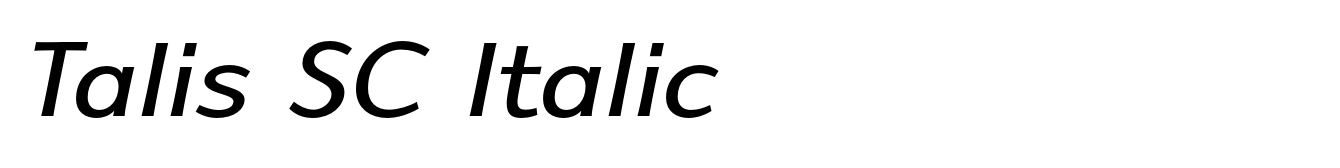 Talis SC Italic